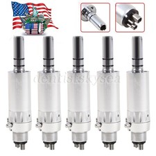 1-5Pcs USA Dental Low Speed E-type Air Motor Micromotor 4Hole Handpiece TX