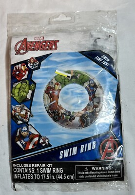 What Kids Want Marvel Avengers Inflatable Swim Ring Pool Toy