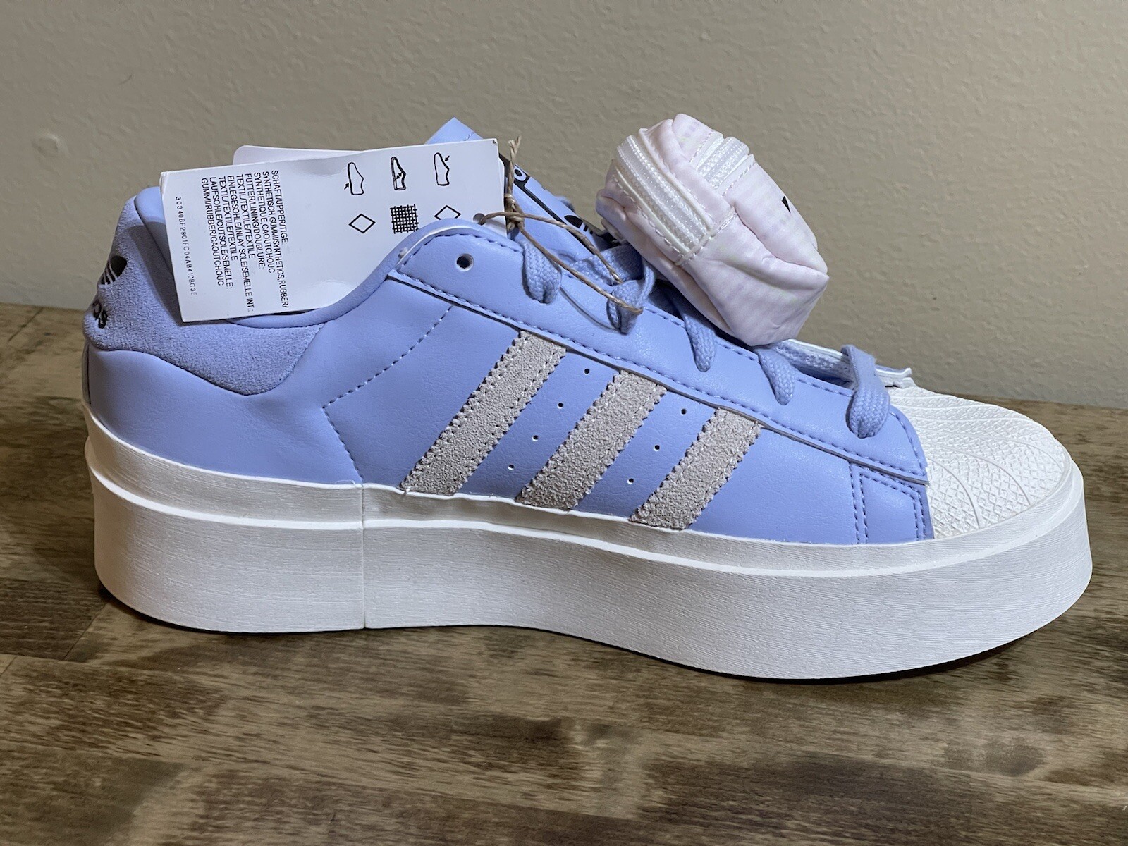 adidas Superstar Bonega Shoes - Blue, Women's Lifestyle