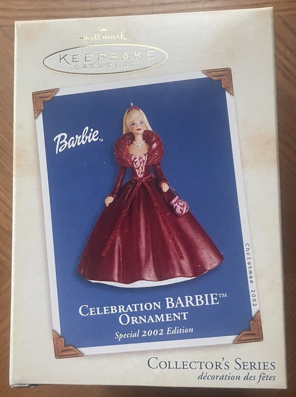 Special Edition 2002 Celebration Barbie Hallmark Keepsake Ornament New