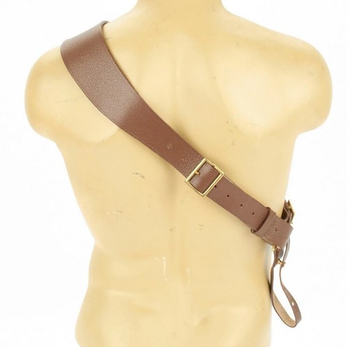 WWII British P-1903 Leather Five Pocket Bandolier, P1903, Pattern 1903 ...