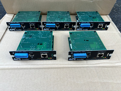 APC Smart Slot AP9619 Network Management Card, Lot of 5