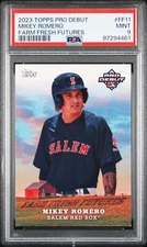 Mikey Romero 2023 Topps Pro Debut Farm Fresh Futures #FF11 PSA 9