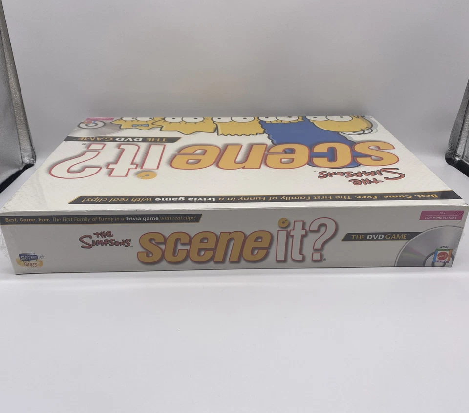 New Simpsons Scene It DVD Trivia Board Game Mattel NIB Sealed - Image 3 of 4