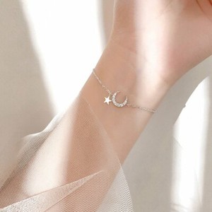 Authentic Rose Gold Plated Cubic Zirconia Bracelet Adjustable Bangle Women Jewelry