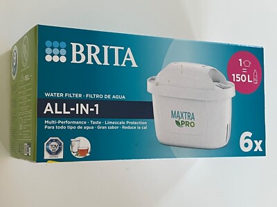 6er Pack Brita Maxtra Pro All in 1 Wasserfilterkanne Ersatzkartuschen Nachfüllpack