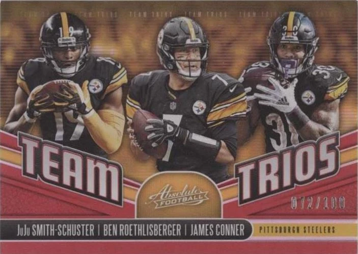 Panini Absolute Ben Roethlisberger James Conner JuJu Smith