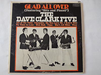Dave Clark Five - Glad All Over LP 1964 Mono Epic LN 24093  G+/VG
