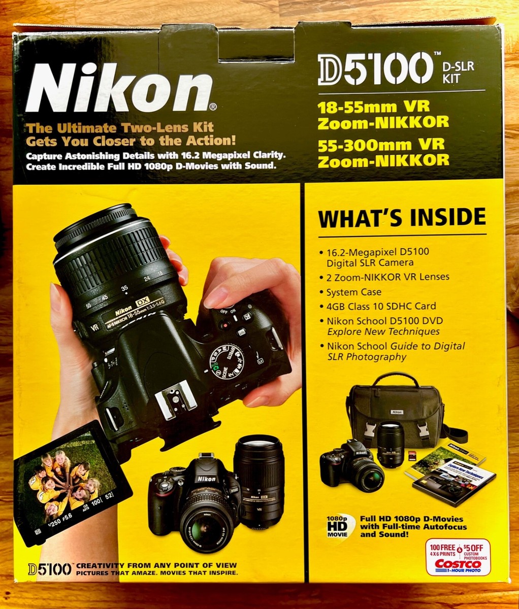 Nikon D5100 16.2MP 18-55mm DSLR Camera for sale online | eBay