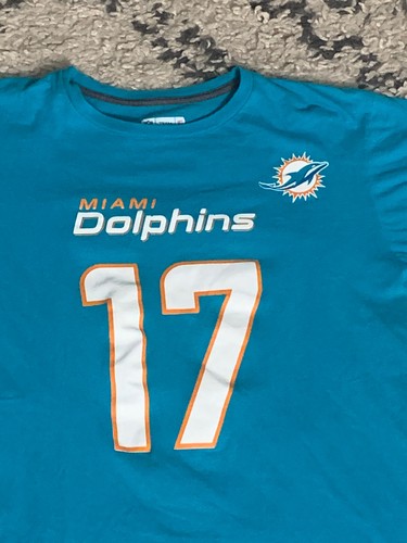 Miami Dolphins NFL Team Apparel #17 Tannehill T Shirt Sz Large Mens - Picture 3 of 6