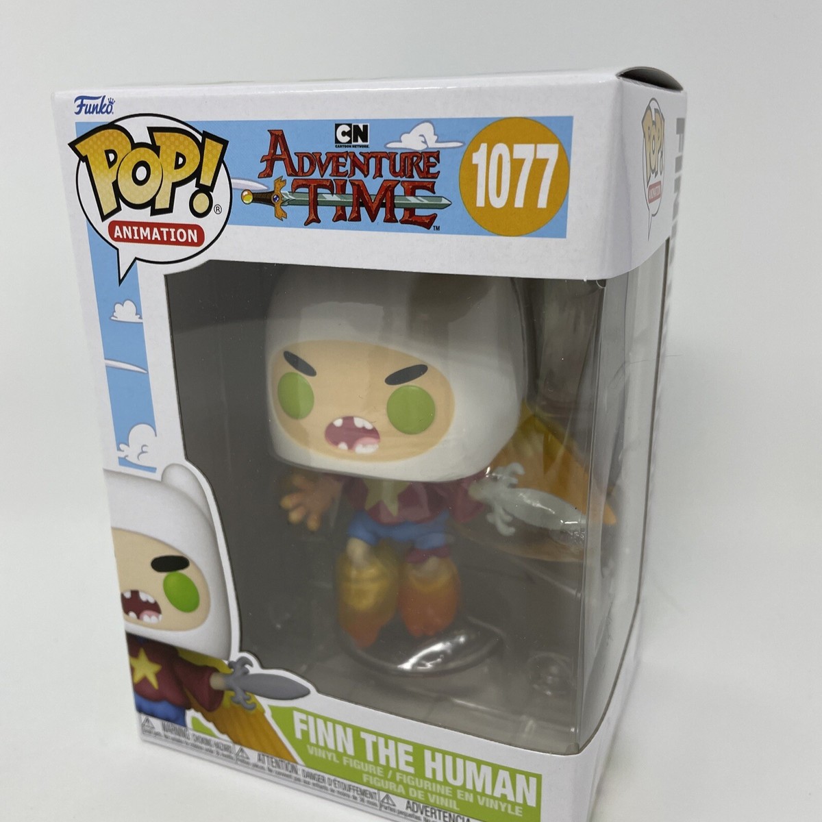 Funko Pop! Adventure Time Finn the Human 1077 with Protector