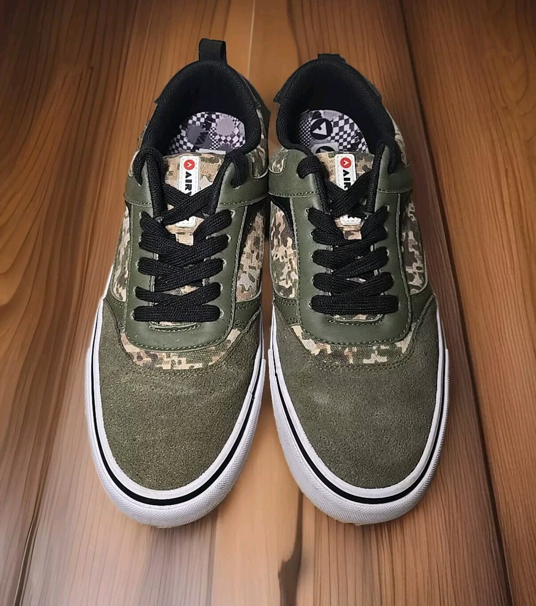 Airwalk Men's Huntington Lace-Up Sneakers Camo Green, Size US 9, EU 42 |  eBay