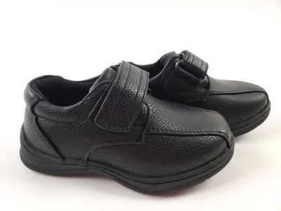 Easy Strider NEW Boy's Black Fashion Loafer Faux Leather Shoes Size 7