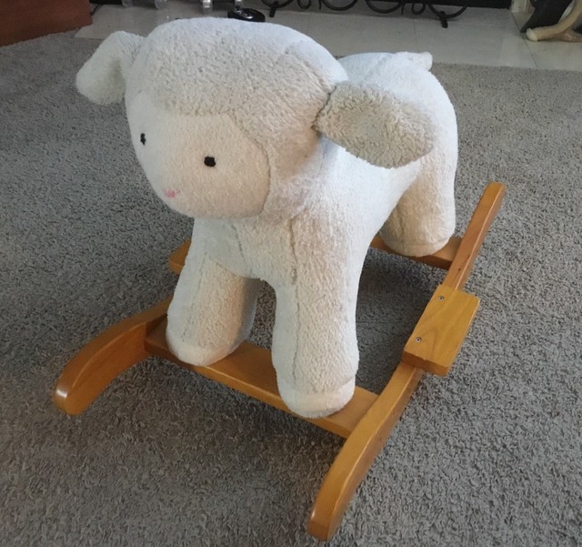 lamb rocker pottery barn
