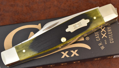 CASE XX USA SAWCUT OLIVE GREEN BONE JUMBO PREMIUM STOCKMAN KNIFE 6375 SS 2025