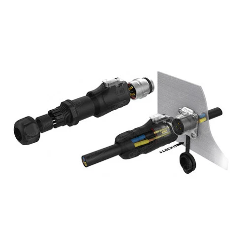 CNLINKO 7 Pin Power Signal Circular Connector Female Plug Waterproof IP67 M20 - Image 4 of 4