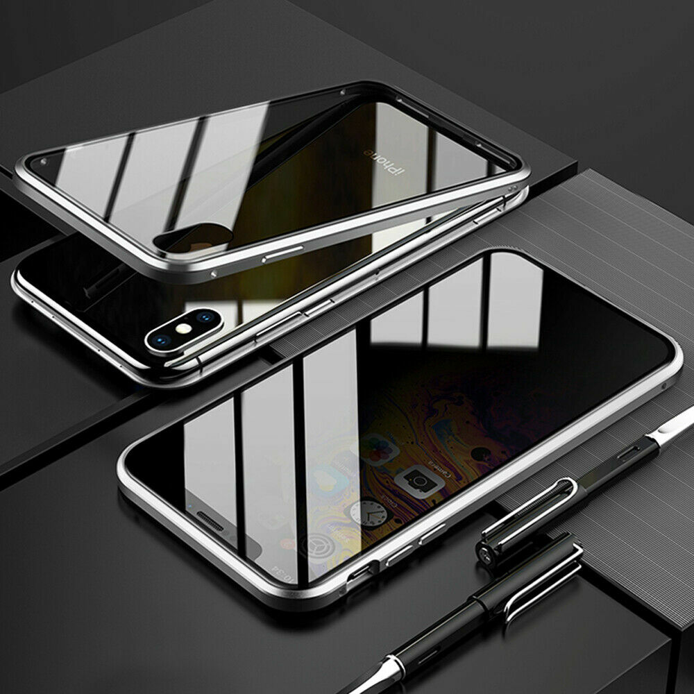 Custodia Magnetica Per La Privacy Per IPhone XS Max Con Vetro Temperato A 360&deg; | Stuff Enough.be