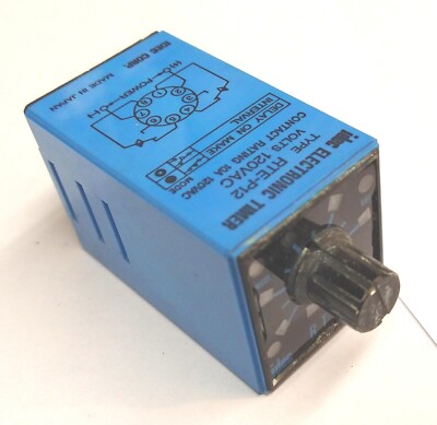 IDEC 1SEC to 10H 10A 120V 1SEC-10HR TIMING RELAY RTE-P12 120vac 8 pin Timer unit