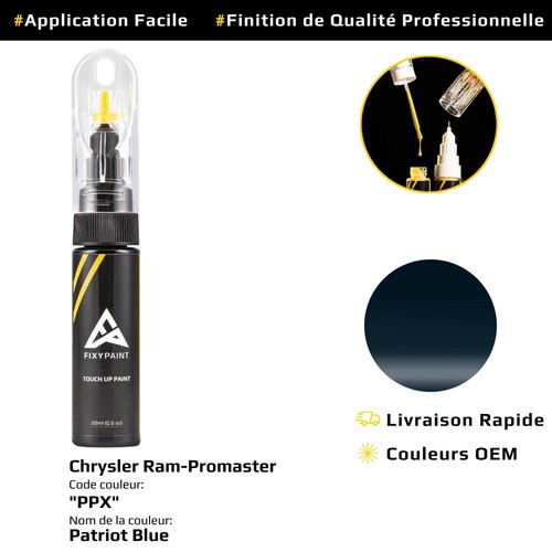 Peinture de retouche pour Chrysler Ram Promaster Code: PPX Patriot Blue - 第 8/10 張圖片