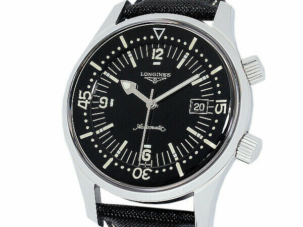 Longines Heritage Men's Black Watch 