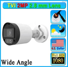TVI HD 2MP 1080P 2.8mm Lens TVI CCTV Night Bullet Camera White BNC