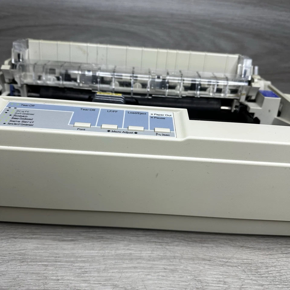 Epson LX-300+ Dot Matrix 9-Pin Printer Powers On **READ** - Image 3 of 4