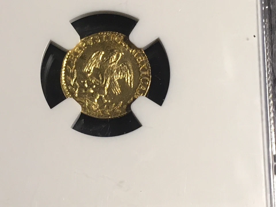 1845-MO MF México 1/2 Escudo NGC AU Detalles Arañazos  Foto 4 de 4