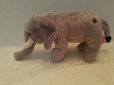 2013 FAO SCHWARZ TOYSRUS TOYS "R" US GRAY ELEPHANT PLUSH STUFFED ANIMAL TOY