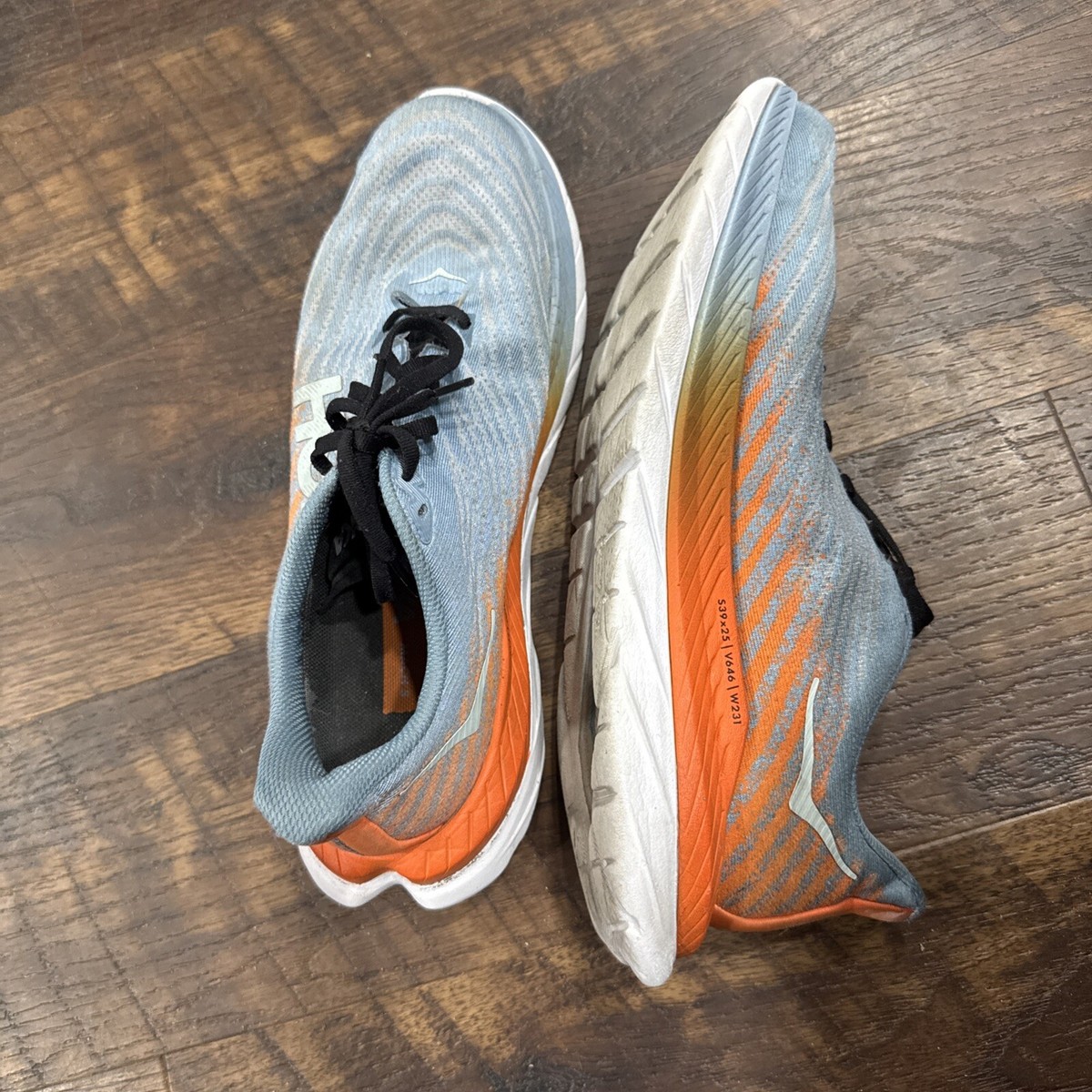 Hoka One One Mach 5 Shoes Mens Size 10 D Blue Running Athletic Sneakers 1127893 Hoka One One Mach 5 Running Shoes Men main image 2
