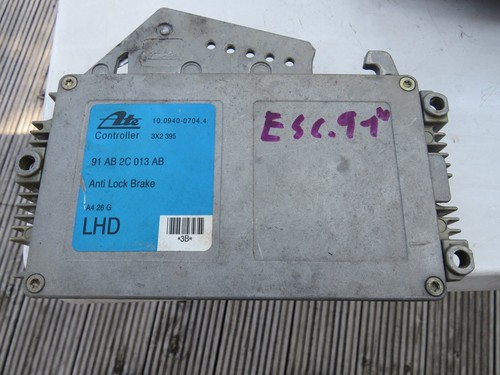 Ford Escort 3 III  ABS Steuergerät ATE 91AB2C013AB 10.0640-0704.4 Cabrio 1.8