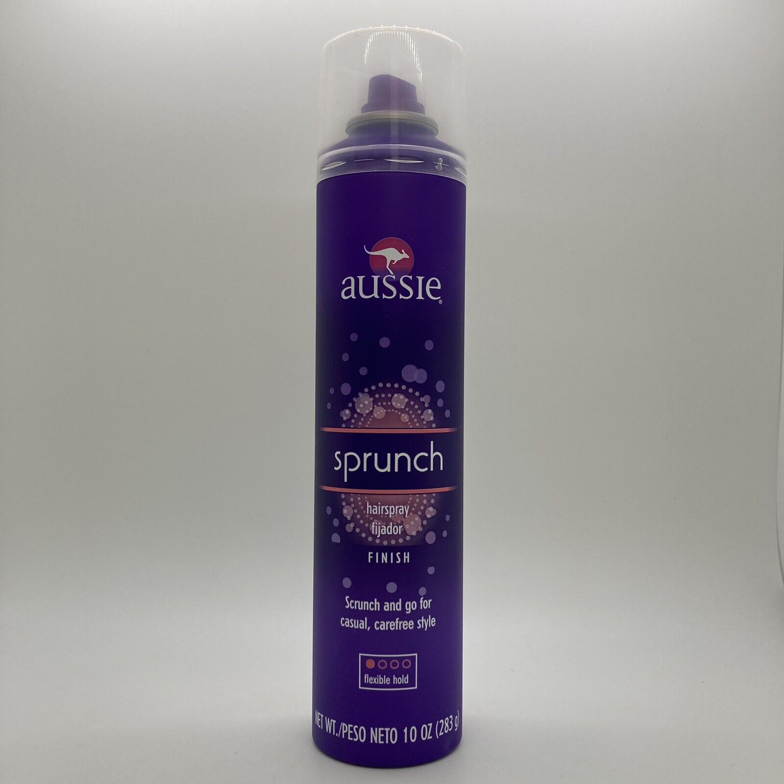 Aussie Sprunch Aerosol Flexible Hold Hairspray Finish, 10 oz