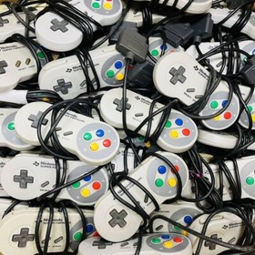 [Untested] Nintendo Super Famicom SFC SNES Controller Lot of 20 Free Shipping