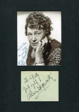 Alison Skipworth autograph, signed album page mounted