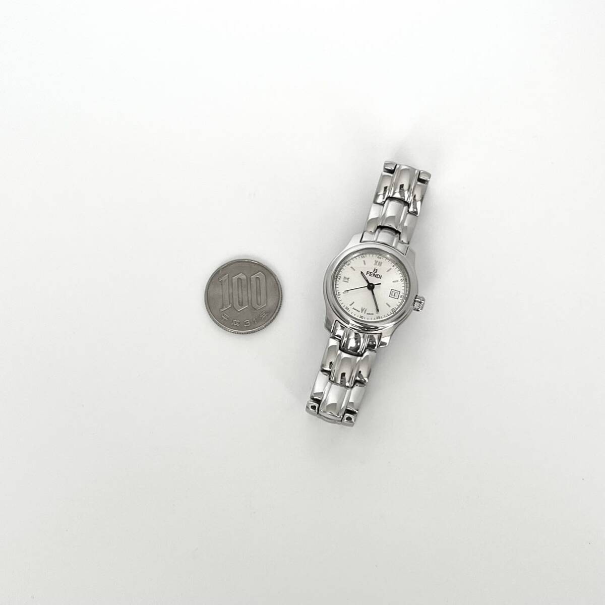 Fendi 210L Ladies Watch Battery Silver Dial S1705 Auth | eBay Fendi 210L Ladies Watch Battery Silver Dial S1705 Auth | eBay