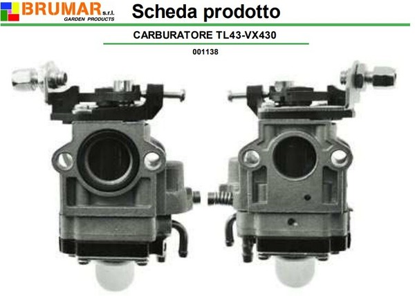 KK23002AA Carburador Desbrozadora Lidl Florabest Multiherramienta 4in1