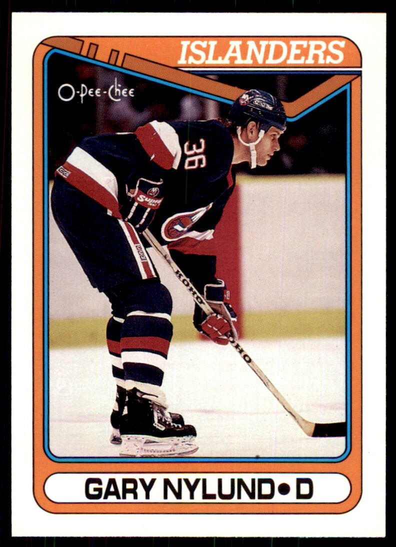 1990-91 O-Pee-Chee Gary Nylund . New York Islanders #233