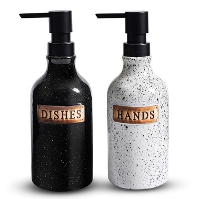 #ad Hand and Dish Dispenser for Kitchen Sink Ceramic Soap Dispenser Bathroom Cou... $40.27