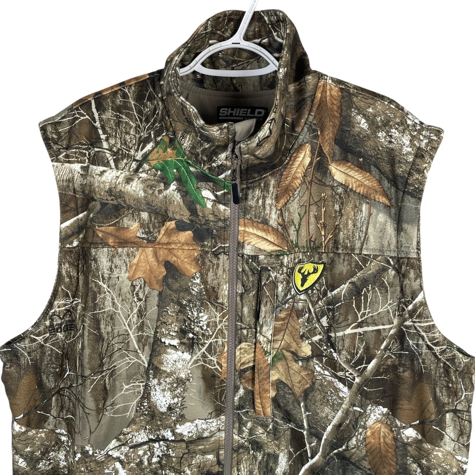 NEW Blocker Outdoors Shield Series Wooltex Camo Hunting Vest Mens XL Realtree - Image 2 of 4