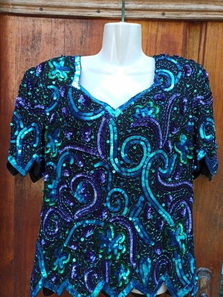 Women Laurence Kazar Shirt Multicolor Silk 36 / S