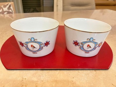 PiP Studio Home Love Birds Bowl Blue Pair Set