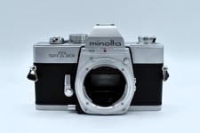 Minolta SRT 201 35mm Camera Body, Chrome For Parts pr Repair