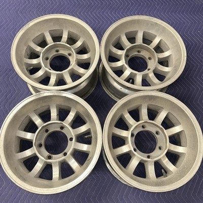 VINTAGE 15X8.5 WESTERN BULLET WHEELS 6X5.5 6 LUG CHEVROLET K10 4X4 TOYOTA ALUM