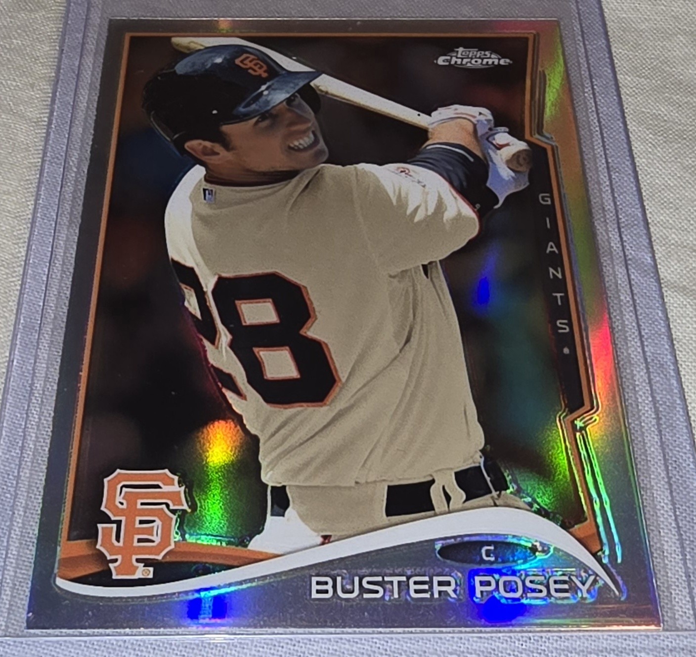 Buster Posey 2014 Topps Chrome Refractor #152 GIANTS
