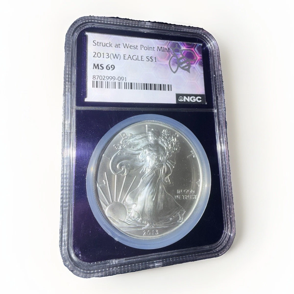 2013年 アメリカンイーグル PCGS MS70 28258586 2013 American Silver