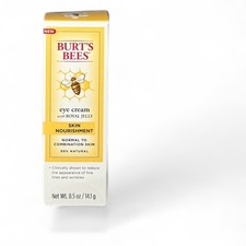 Burt  s Bees Skin Nourishment Eye Cream with Royal Jelly 0.5oz Tube Natural Care
