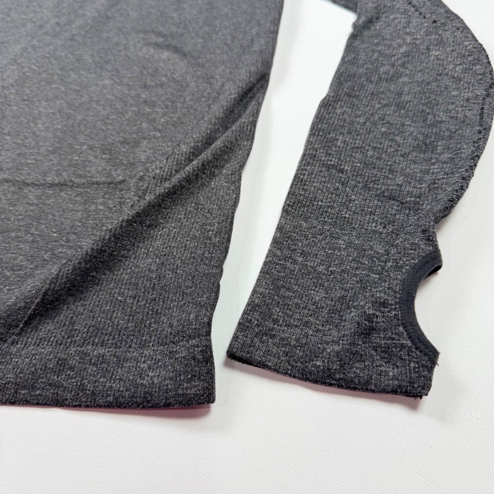 Fabletics Quarter Zip Pullover Womens Medium Gray… - image 9