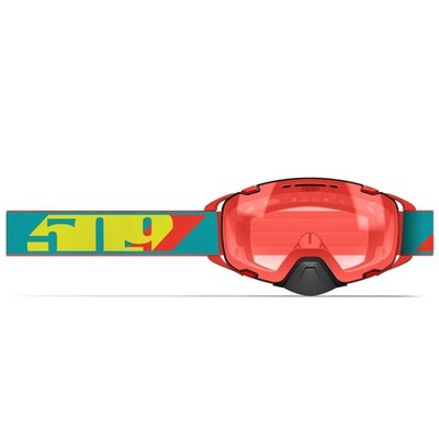 New 509 Ultrabeast Red Aviator 2.0 Goggles For Snowmobiling and Snow Biking