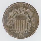 Certified 1875 Shield Nickel NGC PF63 Proof 5c — photo 2