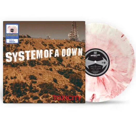 System Of A Down - Toxicity 25th Anniversary Ivory Crimson Color Vinyl LP
