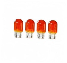 4 Pack 7444NA 7444 Amber Bulb,Brake/Tail/Turn Signal Light Bulbs. 7443NA T20